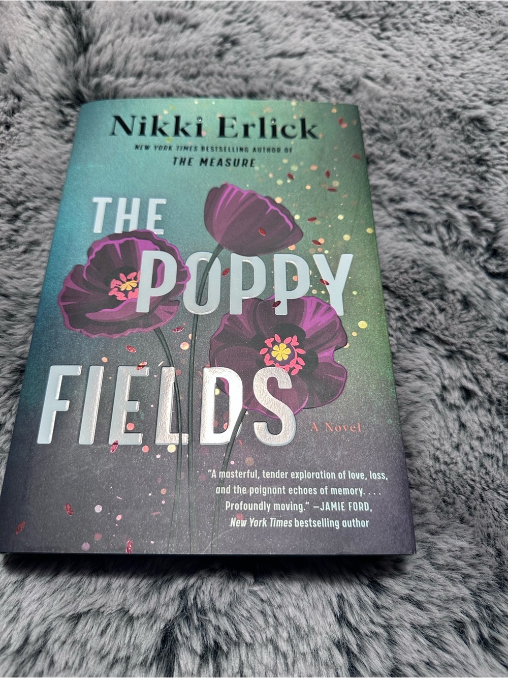 The Poppy Fields by Nikki Erlick - sprayed edges